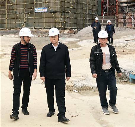 賴(lài)海標(biāo)到項(xiàng)目開(kāi)展第一季度安全生產(chǎn)質(zhì)量綜合大檢查