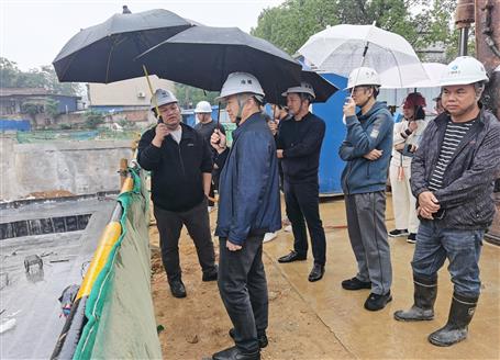 周樸到冶建第七分公司項目調研